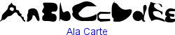 Ala Carte   15K (2002-12-27)