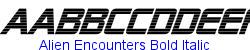 Alien Encounters Bold Italic - Ultra-light weight   48K (2003-04-18)