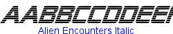 Alien Encounters Italic   48K (2003-04-18)