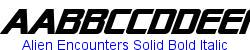 Alien Encounters Solid Bold Italic - Ultra-light weight   48K (2003-04-18)