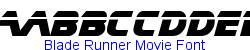 Blade Runner Movie Font - Bold weight   69K (2003-06-15)