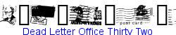Dead Letter Office Thirty Two  108K (2005-12-27)