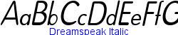 Dreamspeak Italic  133K (2002-12-27)