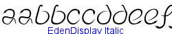 EdenDisplay Italic   25K