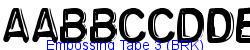 Embossing Tape 3 (BRK)   55K (2002-12-27)