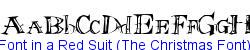 Font in a Red Suit (The Christmas Font)   32K (2002-12-27)