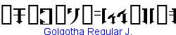 Golgotha Regular J.   53K (2004-10-01)