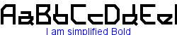 I am simplified Bold - Bold weight   21K (2003-11-04)