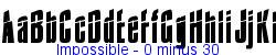 Impossible - 0 minus 30  162K (2003-02-02)