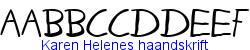 Karen Helenes haandskrift   34K (2002-12-27)