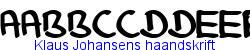 Klaus Johansens haandskrift   48K (2002-12-27)