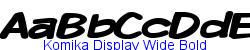 Komika Display Wide Bold - Bold weight  529K (2003-01-22)
