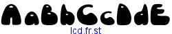 lcd.fr.st - Black/Heavy/Ultra-bold weight    9K (2003-03-02)