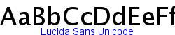 Lucida Sans Unicode  250K