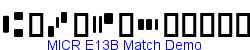 MICR E13B Match Demo   16K