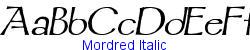 Mordred Italic   93K (2002-12-27)