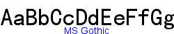 MS Gothic 2340K (2002-12-27)