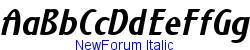 NewForum Italic   66K (2002-12-27)