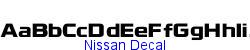 Nissan Decal   17K