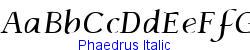 Phaedrus Italic   29K (2002-12-27)
