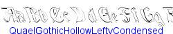 QuaelGothicHollowLeftyCondensed  248K (2005-01-27)