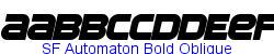 SF Automaton Bold Oblique - Bold weight  107K (2003-06-15)