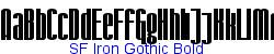 SF Iron Gothic Bold - Bold weight  146K (2004-08-28)