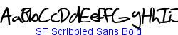 SF Scribbled Sans Bold - Bold weight  213K (2005-08-16)
