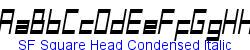 SF Square Head Condensed Italic   60K (2003-08-30)