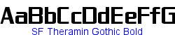 SF Theramin Gothic Bold - Bold weight  137K (2004-08-11)