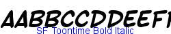 SF Toontime Bold Italic - Bold weight  563K (2003-01-22)