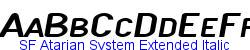 SF Atarian System Extended Italic  104K (2002-12-27)