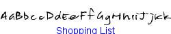 Shopping List   43K (2002-12-27)