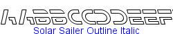 Solar Sailer Outline Italic   42K (2002-12-27)