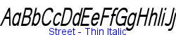 Street - Thin Italic  653K (2004-07-18)