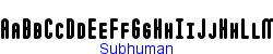 Subhuman   15K (2002-12-27)